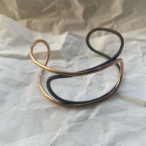 Sundance brown and copper tone cuff bracelet